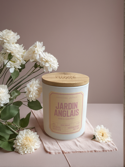 English Garden Scented Candle - Rose & Gardenia