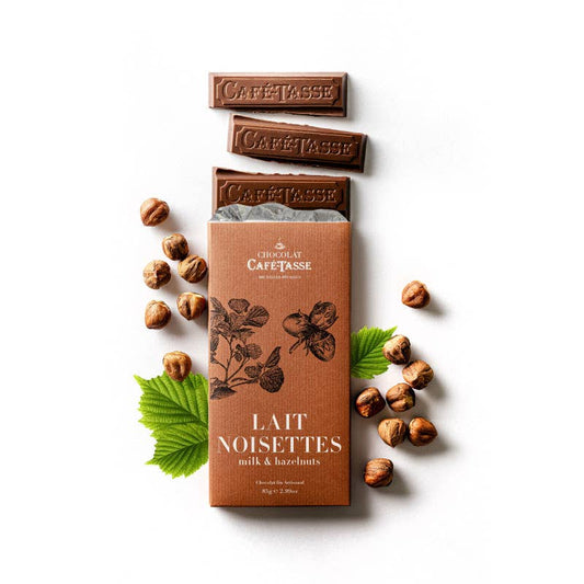 Milk Chocolate & Hazelnut - Café Tasse