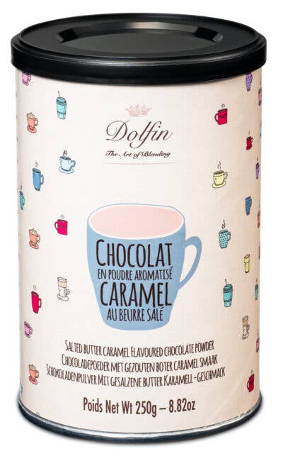 Salted Caramel Flavored Chocolate Powder - Dolfin