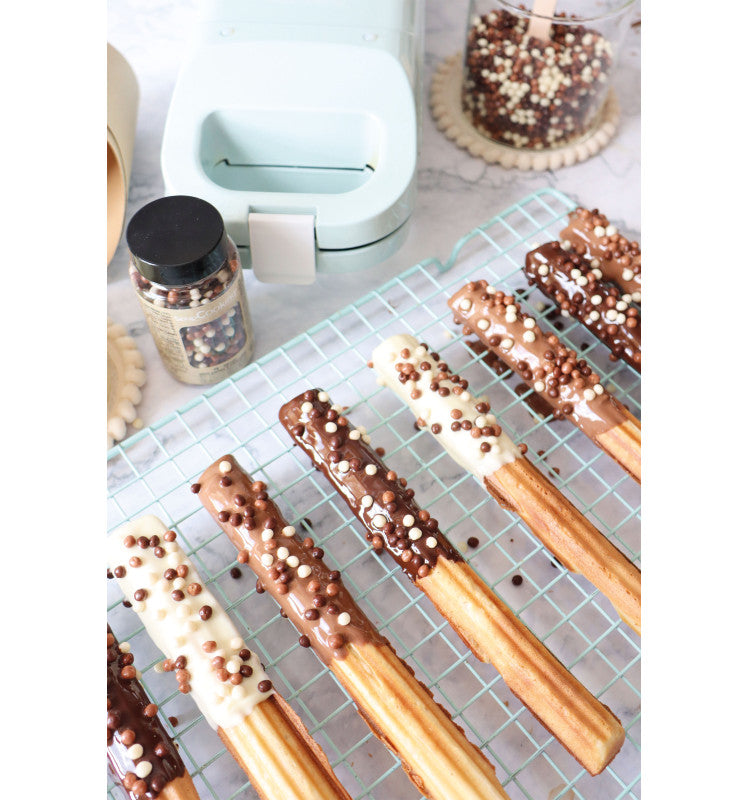 Sugar Decorations 3 Mini Choco Cereal Pearls - Scrapcooking