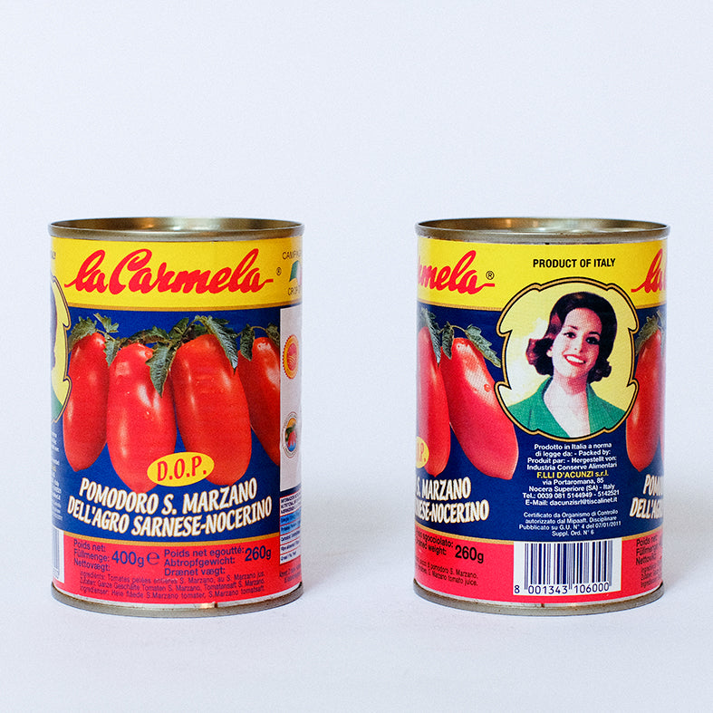 Carmela San Marzano DOP Whole Peeled Tomatoes