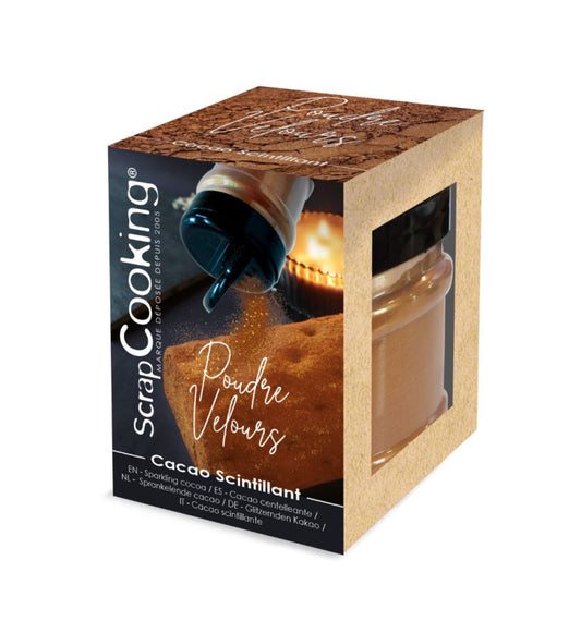 Velvet Sparkling Cocoa Powder- Scrapcooking