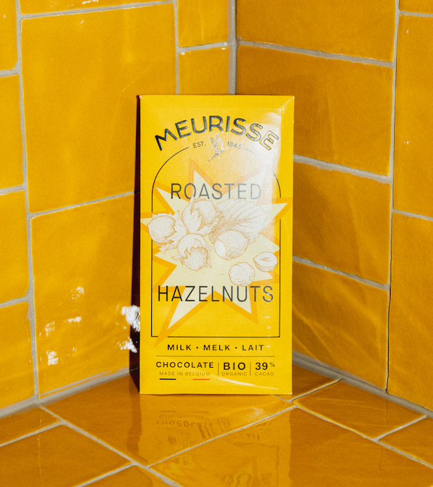 Organic Milk Chocolate & Roasted Hazelnuts - Meurisse