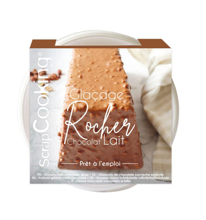 Ready-to-use milk Chocolate Rocher Glaze - Scrapcooking