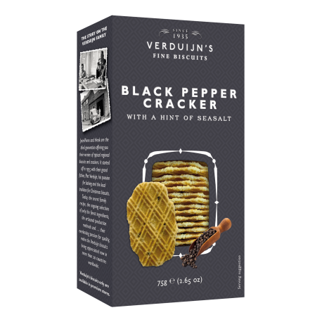 Pepper & Sea Salt Crackers - Verduijn's