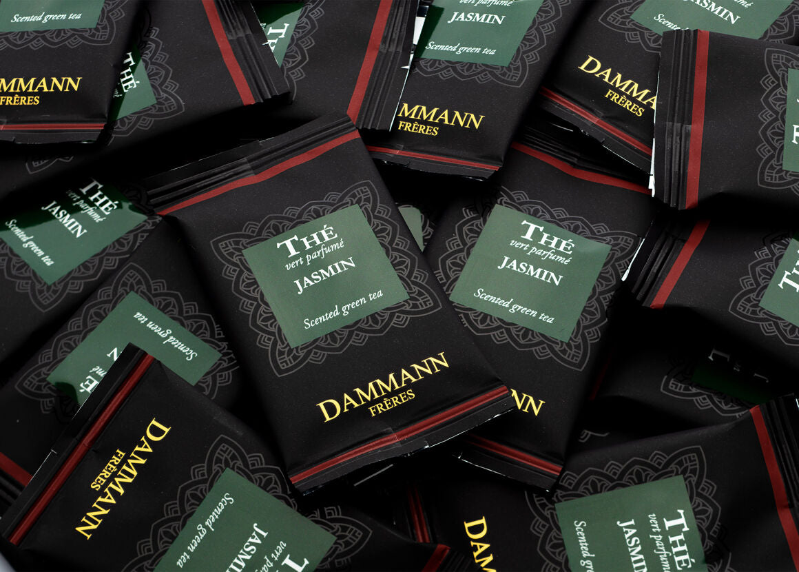 Mint Green Tea Crystal Sachets - Dammann Freres