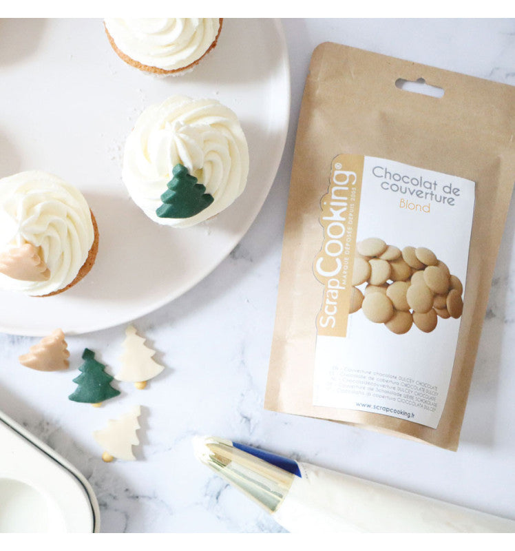 Premium Blond Chocolate Couverture- Scrapcooking