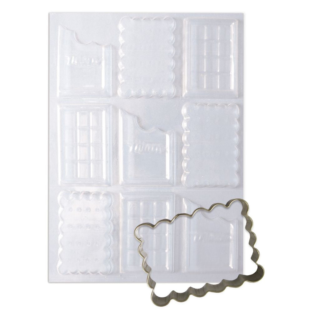 Biscuits School Chocolate Cutter and Mould  - Scrapcooking