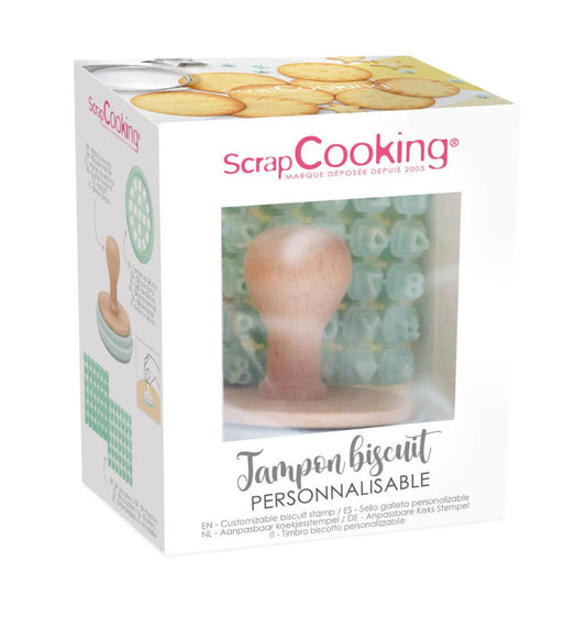 Cookie Stamp with Customisable Pad - Scrapcooking