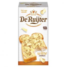 De Ruijter White chocolate flakes