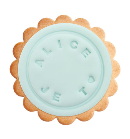 Cookie Stamp with Customisable Pad - Scrapcooking