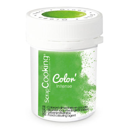 Green Powdered Food Colouring - Scrapcooking