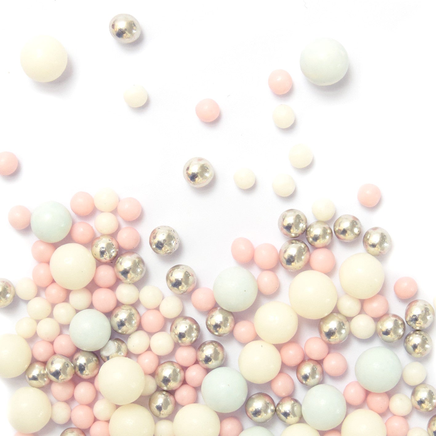 Pastel Bubbles Sugar Sprinkles - Scrapcooking