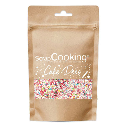 Multi-coloured Mini-sugar Sprinkle Deco - Scrapcooking