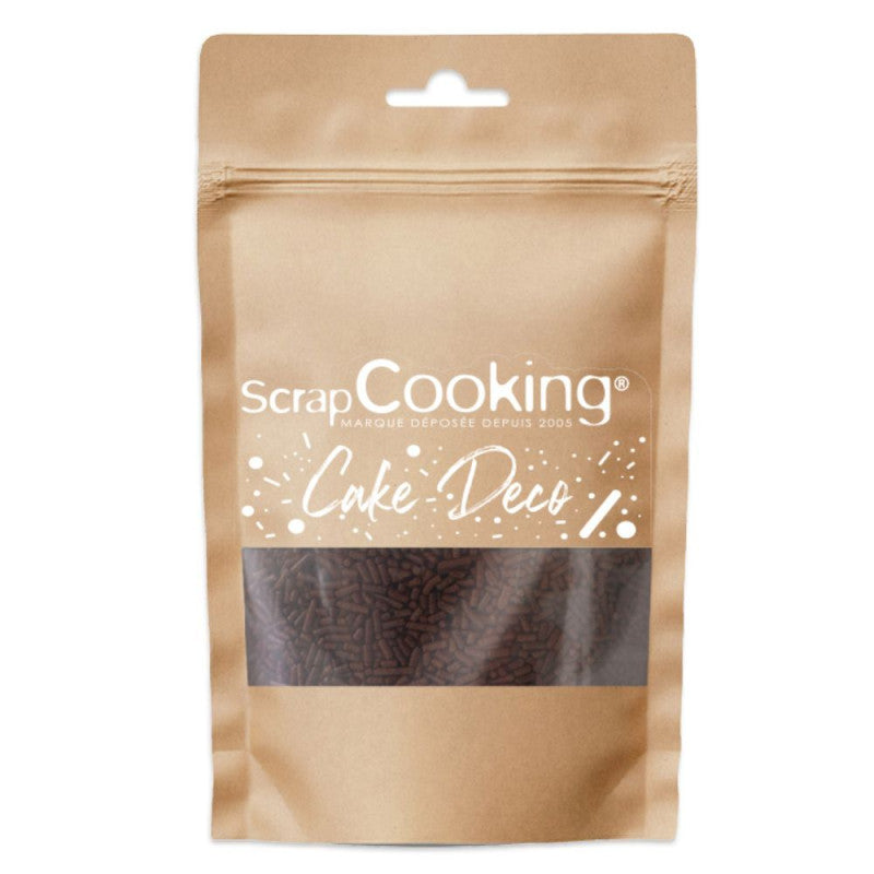 Dark chocolate Vermicelli - Scrapcooking