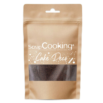 Dark chocolate Vermicelli - Scrapcooking