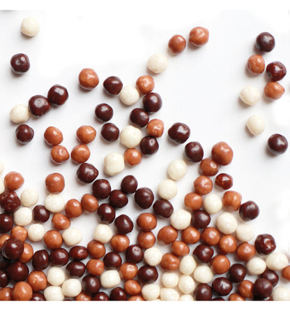 Sugar Decorations 3 Mini Choco Cereal Pearls - Scrapcooking