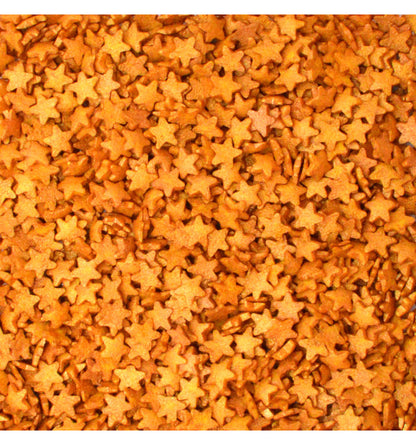 Mini Gold Star Sugar Decos- Scrapcooking