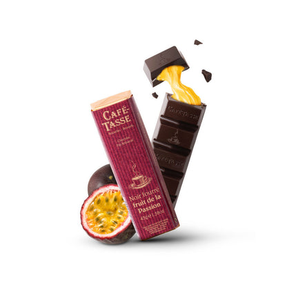 Dark Chocolate & Passion fruit Paste Filling- Café Tasse