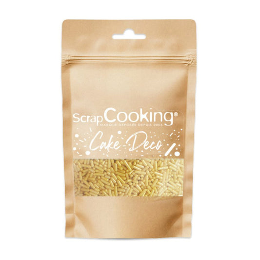 Golden Vermicelli Sweet Decorations - Scrapcooking
