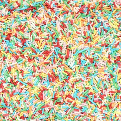 Multi-coloured Sugar Strands Vermicelli - Scrapcooking