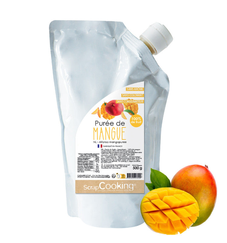 Mango Fruit Puree - Scrapcooking