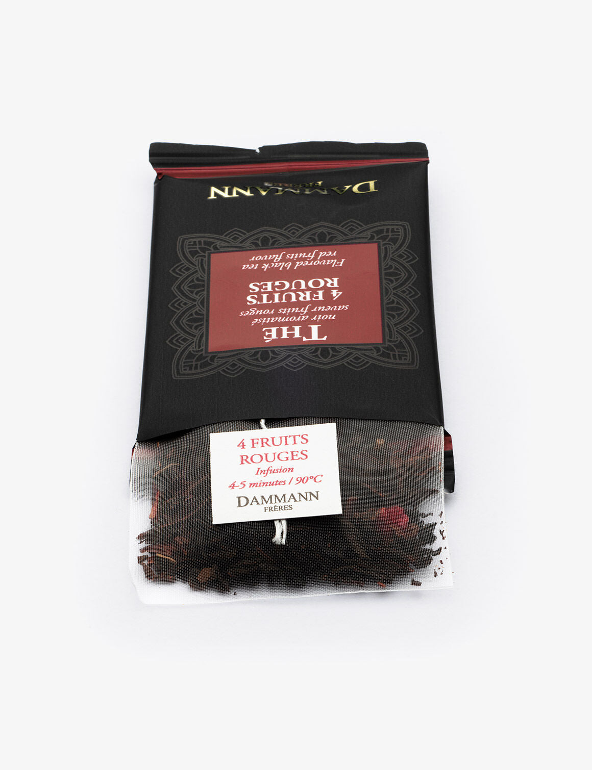 Red Fruits Black tea Crystal Sachets - Dammann Freres