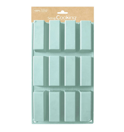 12 Mini Cakes Silicone Mould  - Scrapcooking