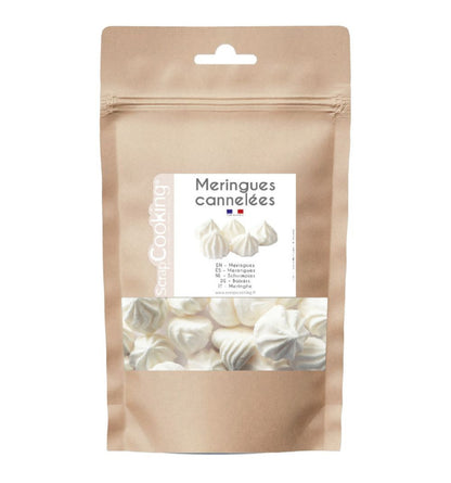 Fluted Meringue Drops  - Scrapcooking