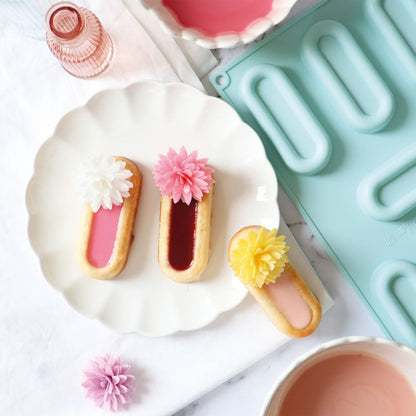 5 Edible Multicolour Dahlias Decoration- Scrapcooking