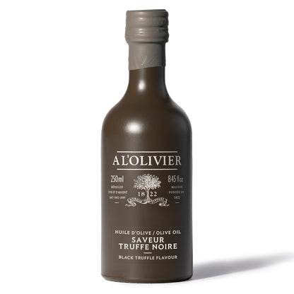 Black truffle flavour aromatic olive oil - A l'Olivier