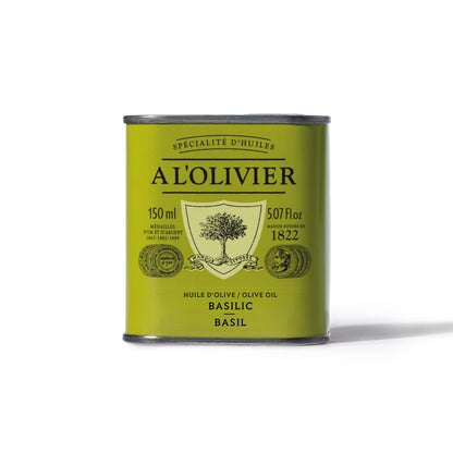 Basil aromatic olive oil - A l'Olivier