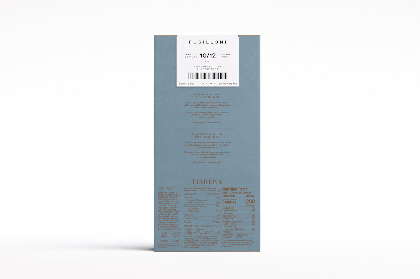 PASTA TIRRENA FUSILLONI