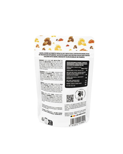 “Caramel & Chocolate” - Milk Chocolate And Pecan Nuts 45gr - Dolfin