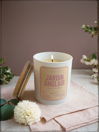 English Garden Scented Candle - Rose & Gardenia