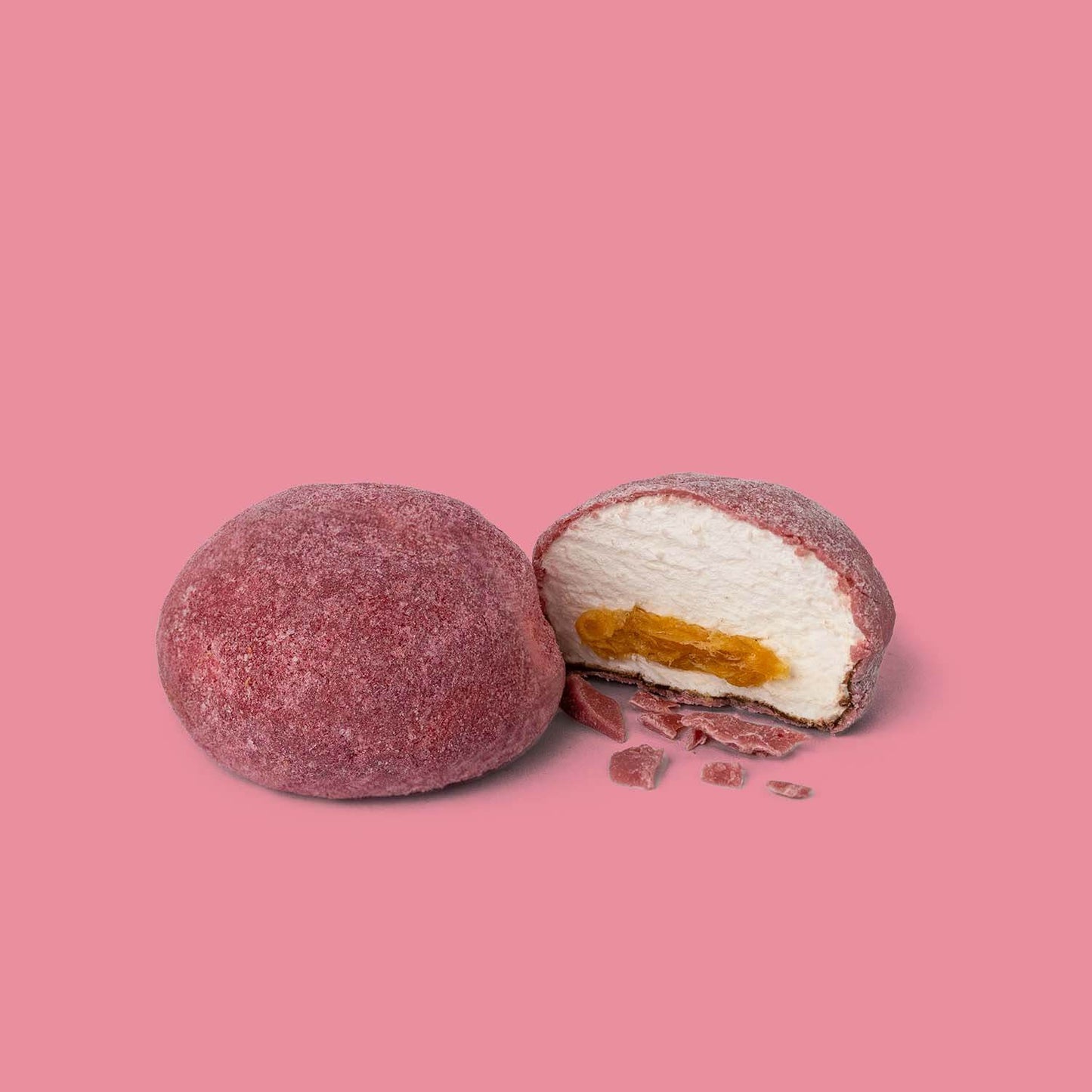 Caramel filled Mallows, Raspberry& Ruby Chocolate - The Mallows