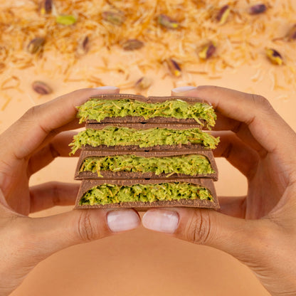 Pistachio & Kadayif Milk Chocolate - Patislove 100gr