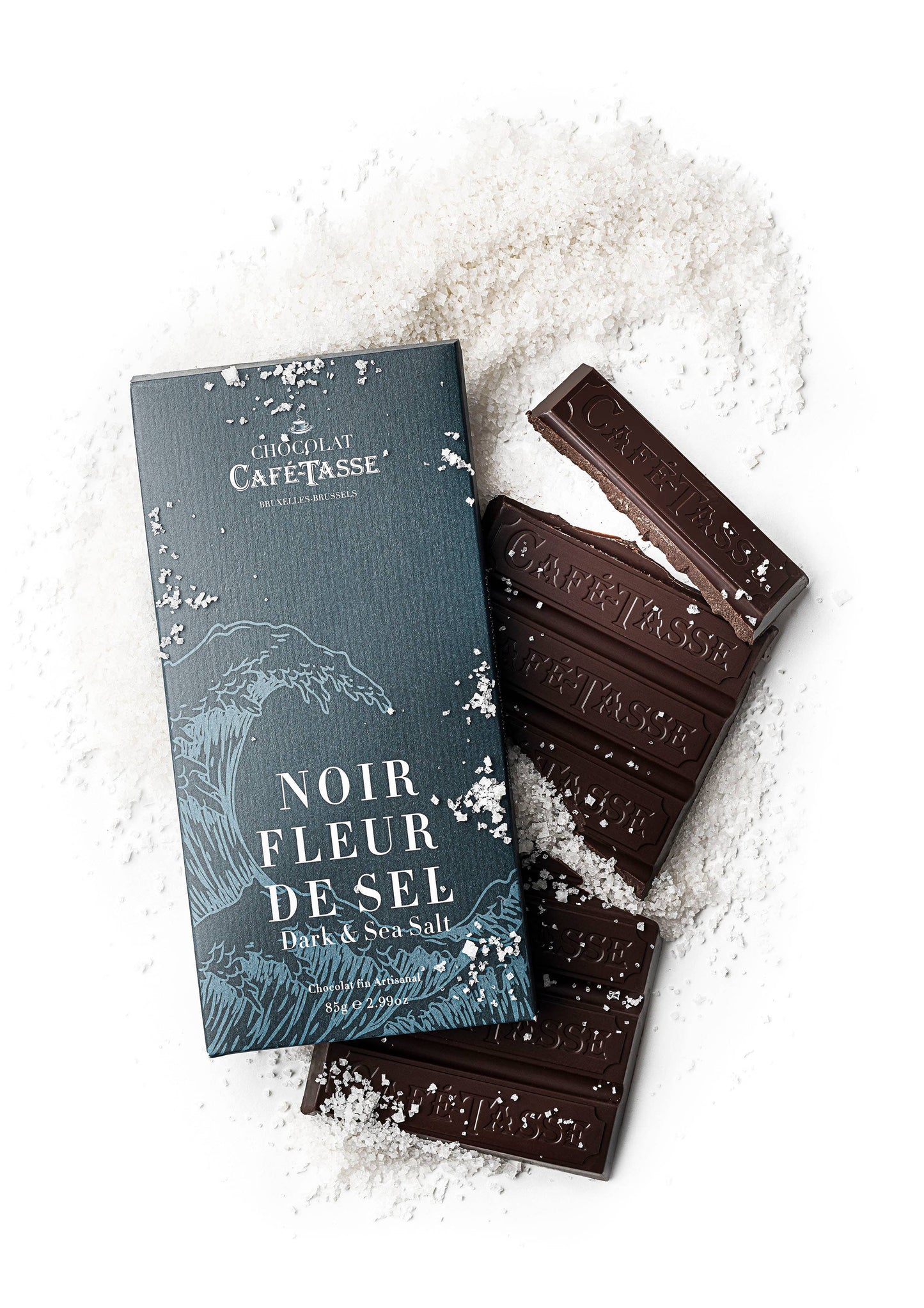 Dark chocolate & Fleur de Sel - Café Tasse