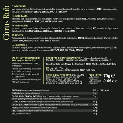 Citrus Rub - BBQ KING