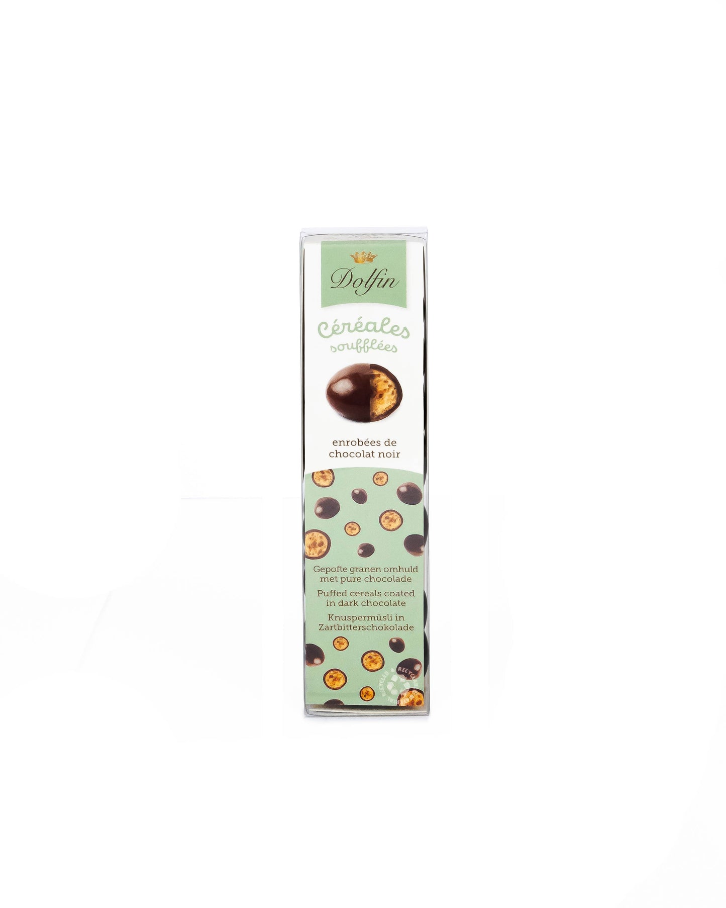Dark Chocolate Coated Puffed Cereals - Dolfin