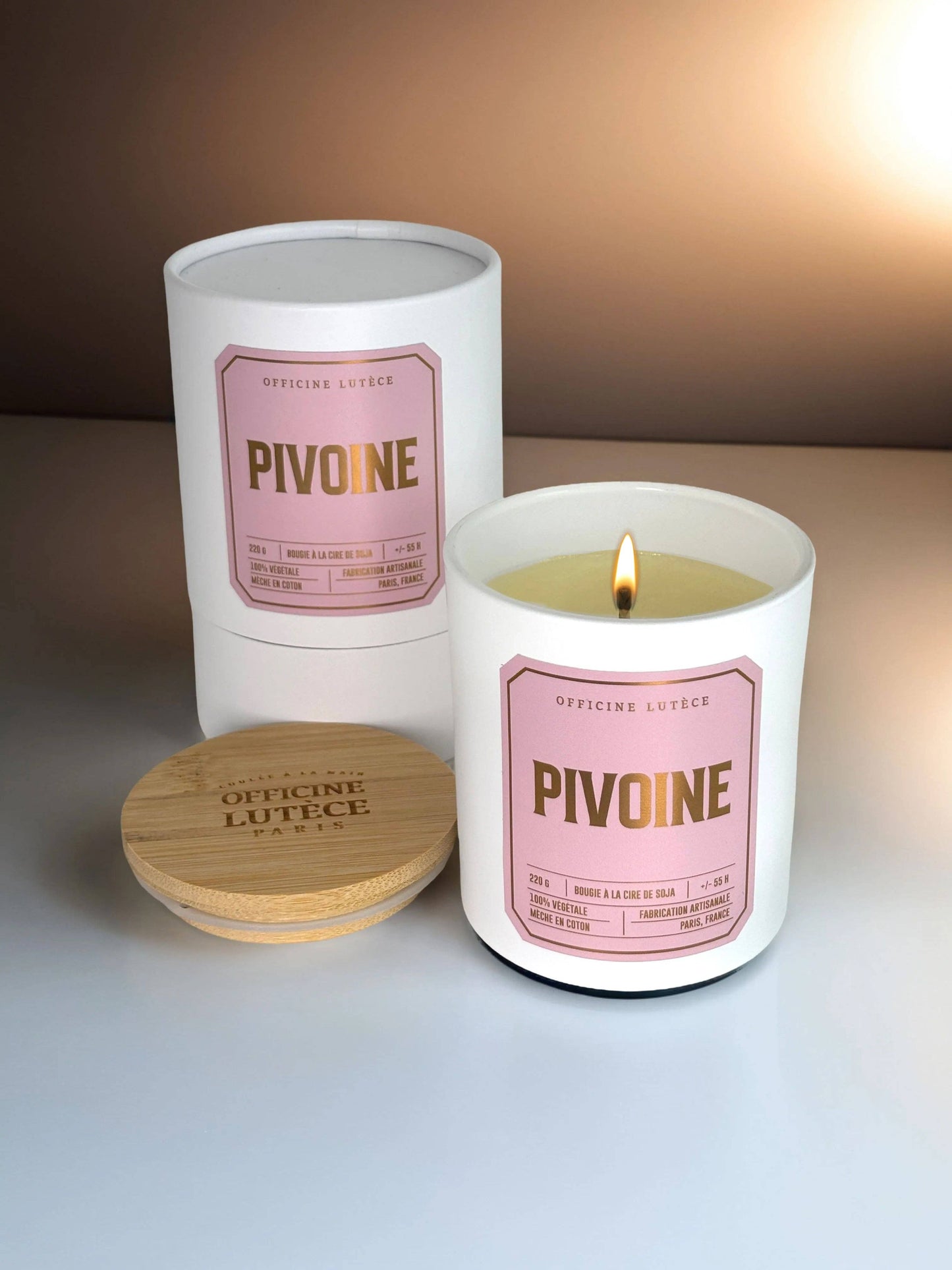 Peony Scented Candle - Officine Lutece