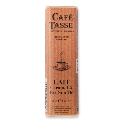 Caramel Milk Chocolate & Puffed Rice - Café Tasse