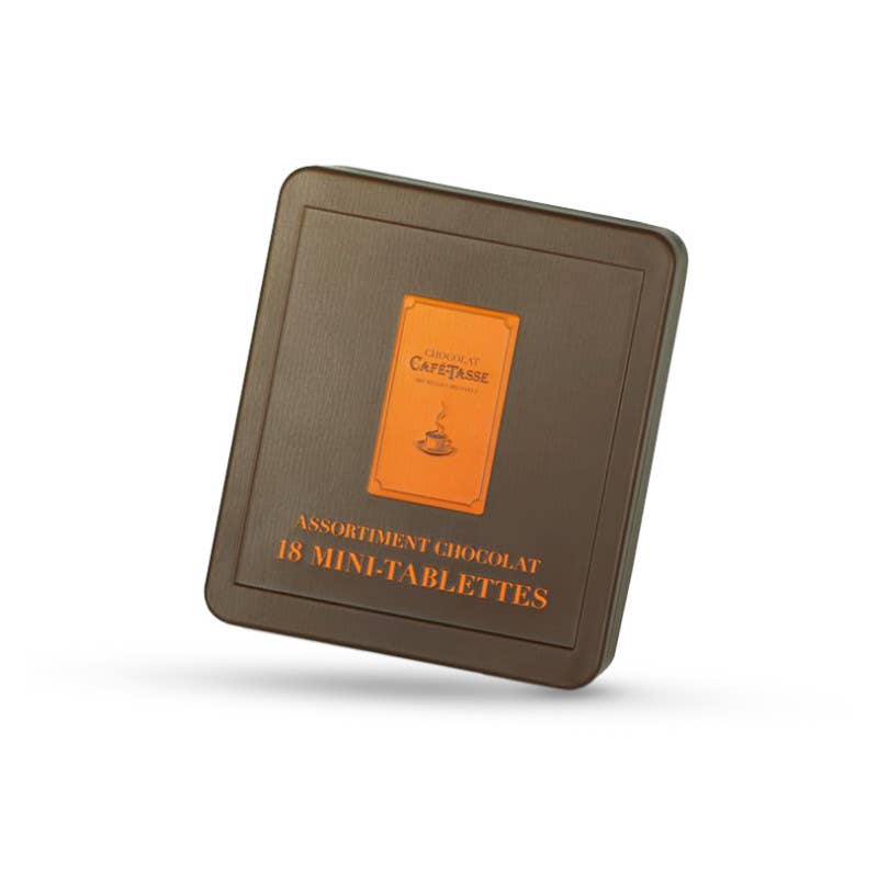 Metal Chocolate Box, Mix Mini bars - Café Tasse