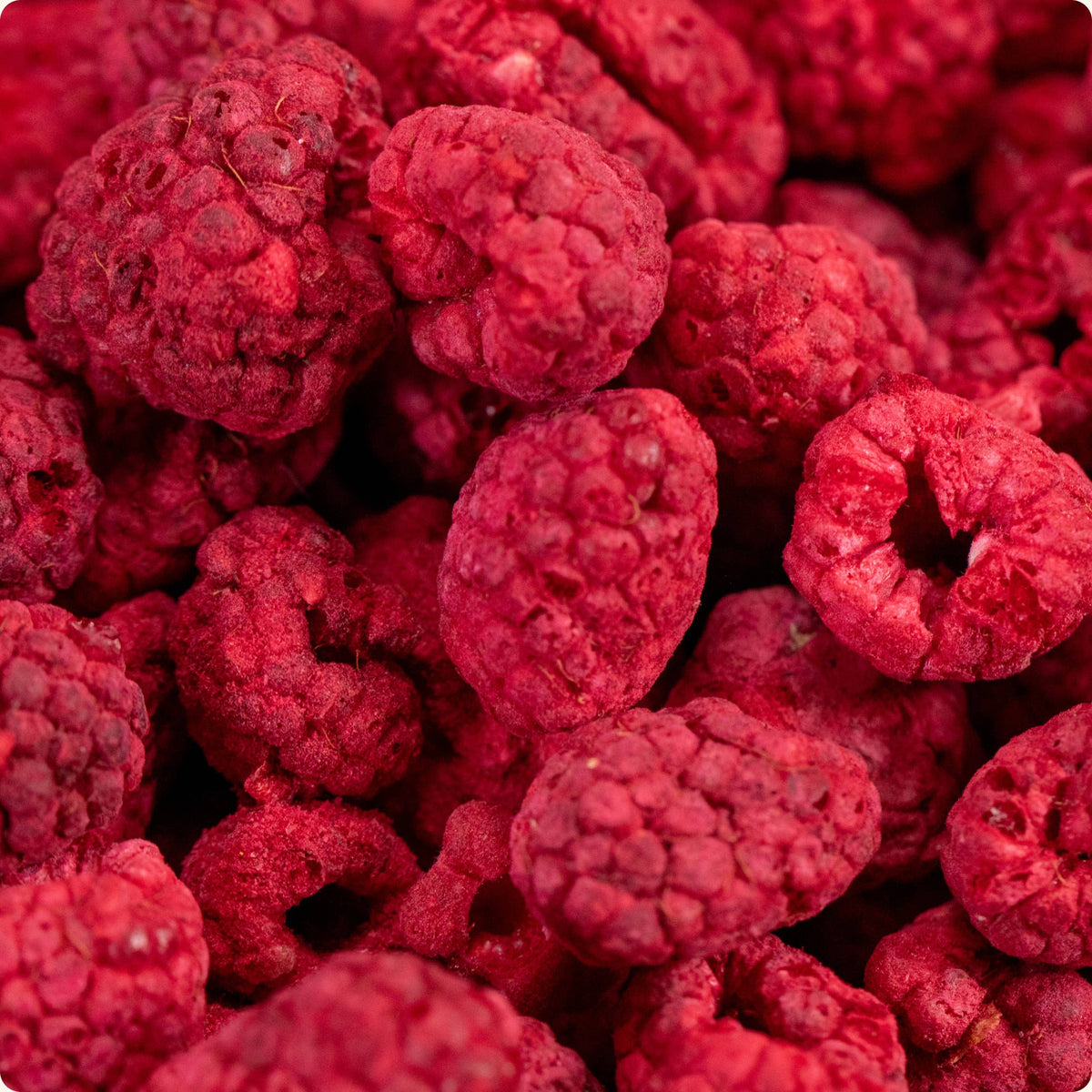 Organic freeze-dried raspberries 100% pure fruit | Organica Food – The ...