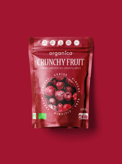 Organic freeze-dried cherries 100% pure fruit | Organica Food