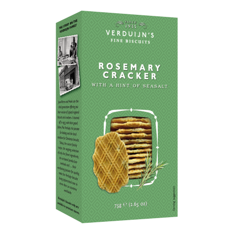 Rosemary & sea salt Crackers - Verduijn's