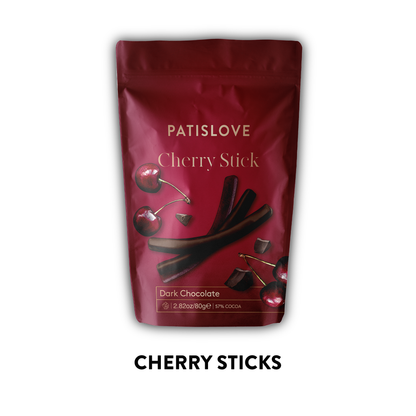 Cherry Stick Dark Chocolate - Patislove
