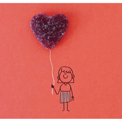 Organic Heart-Shaped Candies- Natural Fruit Flavors