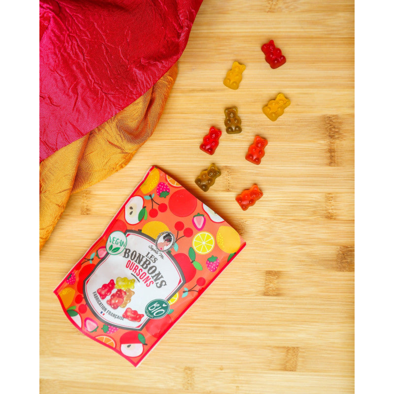Organic Gummy Bears, Natural fruit Flavors - Sophie M