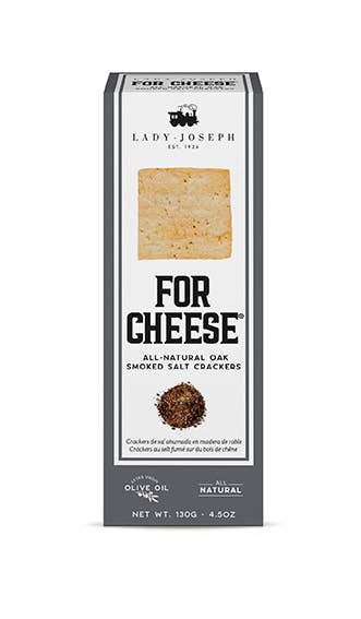 Crackers with oak smoked salt - Lady Joseph